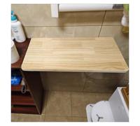 YCVAWEOD Distanza Galleggiante montata a Parete Tavolo Pieghevole per Risparmio Spaziale per Ufficio Balcone per Bagno Camera da Letto e Finitura in Legno di Piccoli spazi (100x24 cm) LWX