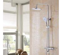 YCVAWEOD Doccia Set Rame barattola cromata Doccia Grande e Calda Doccia Calda e Fredda cucchiaino da Doccia da Bagno Forniture di Buon auspicio LWX