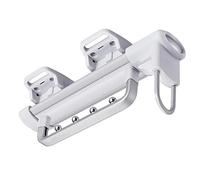 YCVAWEOD Duty Duty Estendibile per Estrazione dell'Armadio dell'Armadio Assiccata per Pensione per Armadio per Cuscinetti Asciugamano Ideale per l'organizzazione dell'Armadio (Bianco 25 cm/10