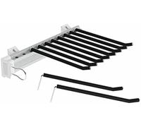 YCVAWEOD Estrarre i Pantaloni con Bracci Regolabili, biet dell'Armadio Estensibile per i Pantaloni a Doppia Riga di conservazione in Piccoli spazi LWX