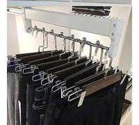 YCVAWEOD Estrarre i Vestiti sospesi, portabiatto dell'organizzatore, Gancio di rotaia a Sfera per guardaroba-30 cm, 40 cm, 50 cm (Dimensioni: 30 cm/11,8 Pollici) LWX