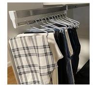 YCVAWEOD Estrarre Il rastrelliere per Pantaloni, rastrelliere per Appendiabiti in Acciaio, Cravatte estensibili, portapacing per Salva per Abiti Sciarpe per Asciugamani (500 mm) (500 mm) LWX