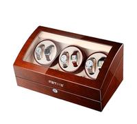YCVAWEOD Luxury LED Light Watch Winder 6 Orologio Rotatore e 7 archivi Extra, 5 modalità rotanti Visualizzazione della Finestra acrilica, con Finitura Laccata di Piano Lucida LWX