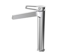 YCVAWEOD Miscelatore Bacino a Cascata Tagliare Il lavandino del Bagno, lavandino per Bagno a Leva Singola battiti Mixer Calda e Freddo Bianco, a Basso Stile LWX