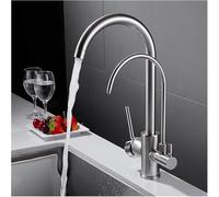 YCVAWEOD Mixer a Ponte del Rubinetto del Rubinetto della Cucina Tocca 360 ° Ruota con purificazione dell'Acqua Compatibile con Il Tubo del Tubo della Gru 3/8 LWX