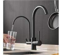 YCVAWEOD Mixer a Ponte del Rubinetto del Rubinetto della Cucina Tocca 360 ° Ruota con purificazione dell'Acqua Compatibile con Il Tubo del Tubo della Gru 3/8 LWX