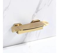 YCVAWEOD Mixer da Bagno a Cascata in Oro Rosa Montato a Parete Rubinetto da Bagno in Ottone Freddo Caldo per Un'Esperienza Spa Lussuosa LWX