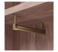 YCVAWEOD Peni del Guardaroba a Montaggio Superiore per Abiti appesi 40 50 60 70 70 cm Armate arrugginite in Metallo Assicchli per Abbinamento della gancia Porta Barra di Lunghezza Regolabile LWX