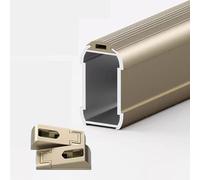 YCVAWEOD Ricela del Guardaroba Assalto Assicatore Asta Lunghezza Personalizzabile, Gara per Appendiabiti per Il Guardaroba per l'organizzazione dell'Armadio, Supporto per palo