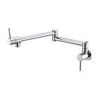 YCVAWEOD Riestrelliere da Cucina a Muro di Ottone Tap Tap Tap Doppio Doppio RUSUETTO Acqua CREDDA per LaVine FINIZIONE CROME Perfetto per Cucine Moderne e Appassionati di Cucina LWX