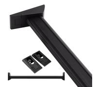 YCVAWEOD Robusto Biella montata a Parete in Metallo per Abbigliamento per la Giacca per Vestiti per Guardaroba Balcone della Lavanderia Bagno Balcone Nizer con griglia Estensione 8 66 Pollici LWX