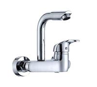 YCVAWEOD Rubinetto da Cucina - Tocca di Rotazione a 180 ° Tutto Acqua di Bronzo per BALCONTO POLCIA di MOP BALCO LWX