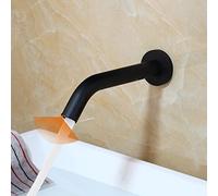 YCVAWEOD Rubinetto del Bagno in Oro Monte a Muro di Supporto per Il sensore del margine Automatico Sensore Touch -Battito del lavandino del Bagno (Rosa Oro) LWX