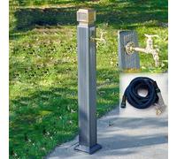 YCVAWEOD Rubinetto per Esterni per Il Tubo Indipendente con Rubinetto Senza Gelo e Pistola a spruzzo Colonna d'Acqua Verticale Colonna di Montaggio Post Pavimento Tap d'Acqua LWX