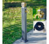 YCVAWEOD Rubinetto per Esterni per Il Tubo Indipendente con Rubinetto Senza Gelo e Pistola a spruzzo Colonna d'Acqua Verticale Colonna di Montaggio Post Pavimento Tap d'Acqua LWX