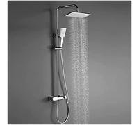 YCVAWEOD Set di Doccia con Doccia con Doccia Tambuco per Doccia Set di rubinetti da Doccia Montata Montaggio Set Set SETTA PRENOCHI Pain con DOCCHIO PANOLLO, TUB TUB CASCA (Chrome) LWX