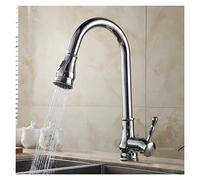 YCVAWEOD Statue Nickel Spazzolati spruzzatore a Discesa, lavandino, Compatibile con lavello da Cucina, Inossidabile SpotShield, Decorazioni di rubinetti della Cucina LWX