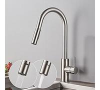 YCVAWEOD Taps del lavello Cucina rubinetti Moderni Rubinetto in Ottone Oro Oro Rubinetto Cucina rotabile Mixer rotabile Manico Singolo Taglie LWX