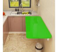 YCVAWEOD Tavolo Pieghevole a Parete a Parete Tavolo da Pranzo Cucina a Risparmio Spaziale Compatto 110x60 cm Tavolo Verde per Ufficio Camera da Letto per Soggiorno-Versatile e Comodo LWX