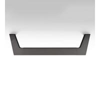 YCVAWEOD Terratte in Metallo da 85 cm Armadio a Sospensione della Canna Grigia Robusta Grigio per Arma da Armadio o per la Lavanderia Gancio per Abiti per slittare Abiti e Accessori LWX