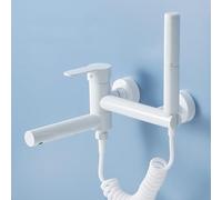 YCVAWEOD Tocca del Mixer da Bagno Moderno con Vasca da Bagno a Cascata con Doccia Tap Tap TACCHE TACCHE MONTO MONTO TACCHIO con LA Leva Singola SETTA B. LWX