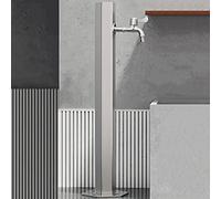 YCVAWEOD Tocca dell'Acqua da Giardino in Acciaio Inossidabile con Cortile a Prova di Gelo e Pistola a spruzzo d'Acqua Esterna Presenta Una Fontana per irrigazione e Lavaggio LWX
