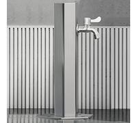 YCVAWEOD Tocca dell'Acqua da Giardino in Acciaio Inossidabile con Cortile a Prova di Gelo e Pistola a spruzzo d'Acqua Esterna Presenta Una Fontana per irrigazione e Lavaggio LWX