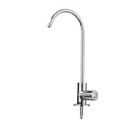 YCVAWEOD Toccasci Filtro dell'Acqua di Raffreddamento Singolo a Collo di cerotto osmosi inversa Rubinetto della Cucina in Ottone cucine al lavandino della Cucina Chrome A (Chrome A) (Chrome B) LWX