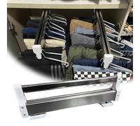 YCVAWEOD Vale per Armadio per Armadio REATRABILE REGLI ASSOGLIO PULLOBE REGLI PULLA Prova PANTANI PANTANI Sliding PANTANI, per SCARPEGGI A Campioni Jeans (Colore: Bianco, Dimensione: 392 mm) LWX