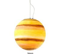 YCWZKJ Lampadario a Forma di Pianeta Universo, Lampada a Sospensione Terra/Sole/Luna/Venere/Giove/Urano/Marte/Saturno, Paralume in Resina E26 12W, luci Art Déco per Soggiorno, Ristorante