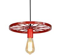 YCWZKJ Lampadario a Ruota di carro Vintage Industriale in Metallo retrò Rustico da soffitto Appeso luci Pendenti per Loft Cucina Sala da Pranzo Ufficio Ristorante Bar caffetteria Illumina