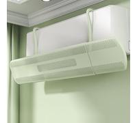 YCXLAXHH Alette per Deviare Aria Climatizzatore, Alette Condizionatore, Direzione del Vento Regolabile a 180°, Adatto for Soggiorni e Camere da Letto(Green)