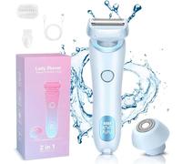 YCYATS Solys Razor, epilatore a lama intercambiabile 2 in 1, uso bagnato e asciutto, adatto per viso, gambe, petto, ascelle (blu)