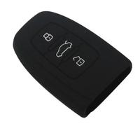 YCYHMHH Copertura in Silicone per Telecomando Auto per A4 B6 B7 B8 A5 B8 A6 A7 A8 Q5 Q7 R8 TT S5 S6 S7 S8 SQ5 RS5 -Black