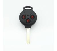 YCYHMHH Copertura in Silicone per Telecomando Auto per Benz per Smart per f-ortwo 451 2007-2013 -shellwithblackredpad