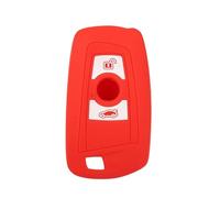 YCYHMHH Copertura in Silicone per Telecomando Auto per BMW X3 F25 F33 F10 F30 F20 F22 1 3 5 7 X4 F26 -Red