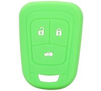 YCYHMHH Copertura in Silicone per Telecomando Auto per Camaro Sonic Cruze Malibu Volt Spark Equinox -Green