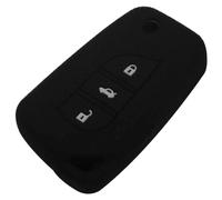 YCYHMHH Copertura in Silicone per Telecomando Auto per Camry High per Lander per Corolla Prado REIZ Crown RAV4 -Black