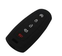 YCYHMHH Copertura in Silicone per Telecomando Auto per Escape Explorer Edge Flex per Focus Taurus per Lincoln Mks -Black