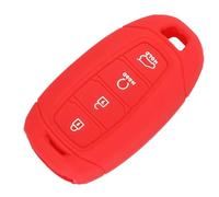 YCYHMHH Copertura in Silicone per Telecomando Auto per Hyundai i30 i35 i40 Kona Azera Elantra Solaris Grandeur Ig per Accent Santa Fe 2018 2019 -Red