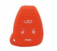 YCYHMHH Copertura in Silicone per Telecomando Auto per Jeep Wrangler Compass Liberty per Chrysler 300C -Red
