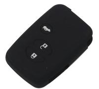 YCYHMHH Copertura in Silicone per Telecomando Auto per Kamimizu per Land Cruiser per Camry High per Lander Crown Prado Prius -Black