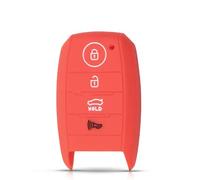 YCYHMHH Copertura in Silicone per Telecomando Auto per KIA Sorento Optima perte Koup Soul NIRO 2014 2015 2016 -Red