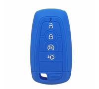 YCYHMHH Copertura in Silicone per Telecomando Auto per Mondeo Edge Explorer Taurus Flex Escape per Mustang 2017 -Dark Blue
