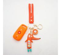 YCYHMHH Copertura in Silicone per Telecomando Auto per NIU N1s NQI MQI UQI U1 U+ -Orange withOrangefox