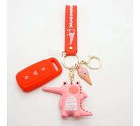 YCYHMHH Copertura in Silicone per Telecomando Auto per NIU N1s NQI MQI UQI U1 U+ -Red withCrocodile