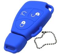 YCYHMHH Copertura in Silicone per Telecomando Auto per per Benz B C E ML S CLK CL -Darkblue