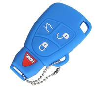YCYHMHH Copertura in Silicone per Telecomando Auto per per Benz B C E ML S CLK CL -Darkblue