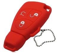 YCYHMHH Copertura in Silicone per Telecomando Auto per per Benz B C E ML S CLK CL -Red