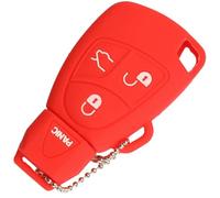 YCYHMHH Copertura in Silicone per Telecomando Auto per per Benz B C E ML S CLK CL -Red